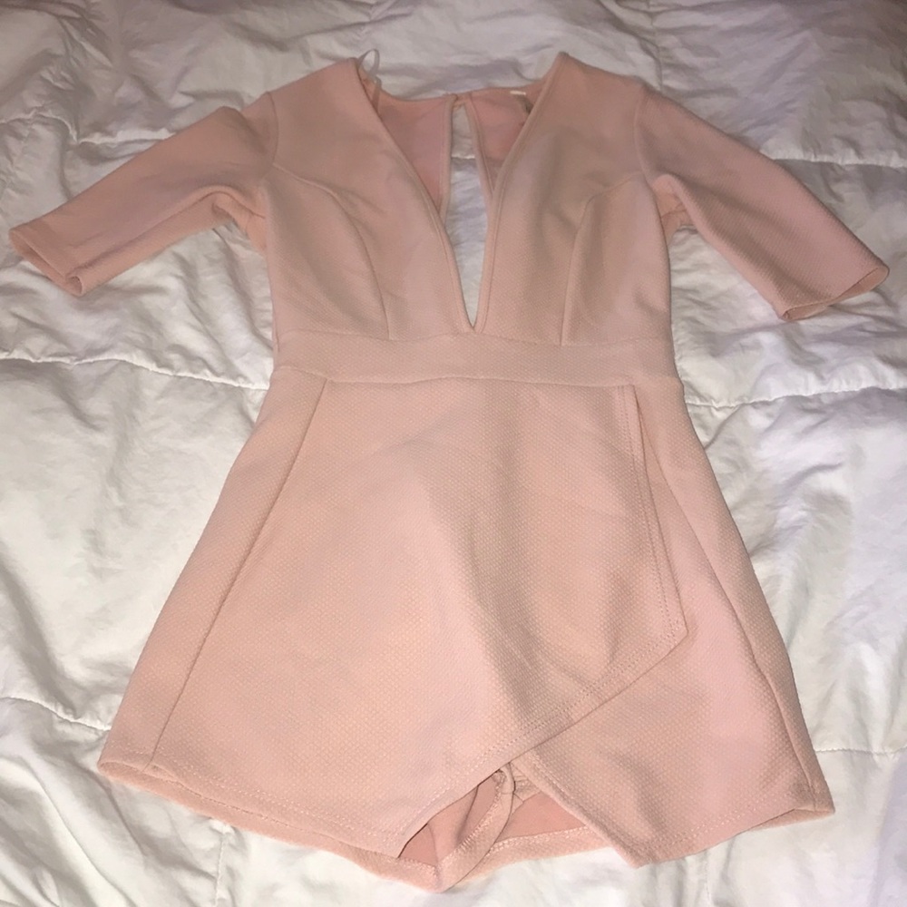 Blush pink romper | The boutique